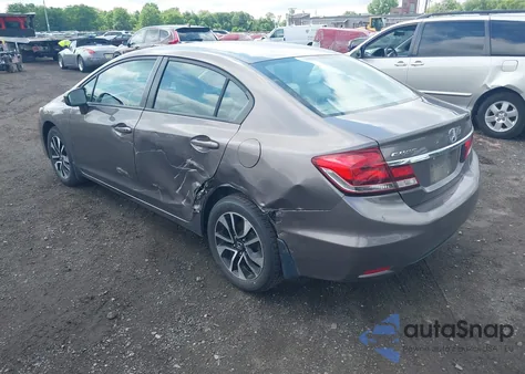2015 Honda Civic Ex из США, поврежденный, VIN 19XFB2F8XFE254070